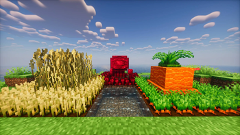 Giant Wheat, Carrot and Nether Wart