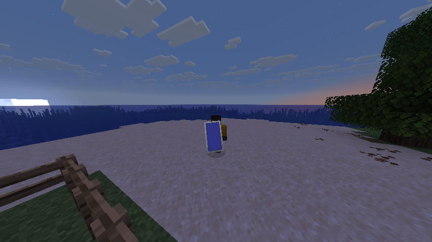 Glowing shield