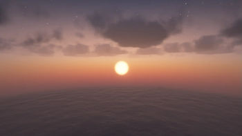 Sunset over the Ocean