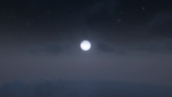 The moon over the Ocean