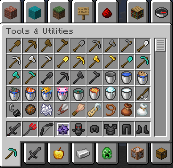 GUI items