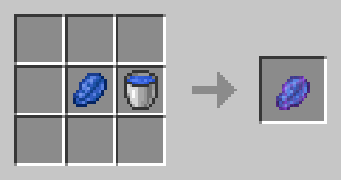 An Image displaying the Rainstone Crafting Recipe