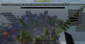 Config Menu