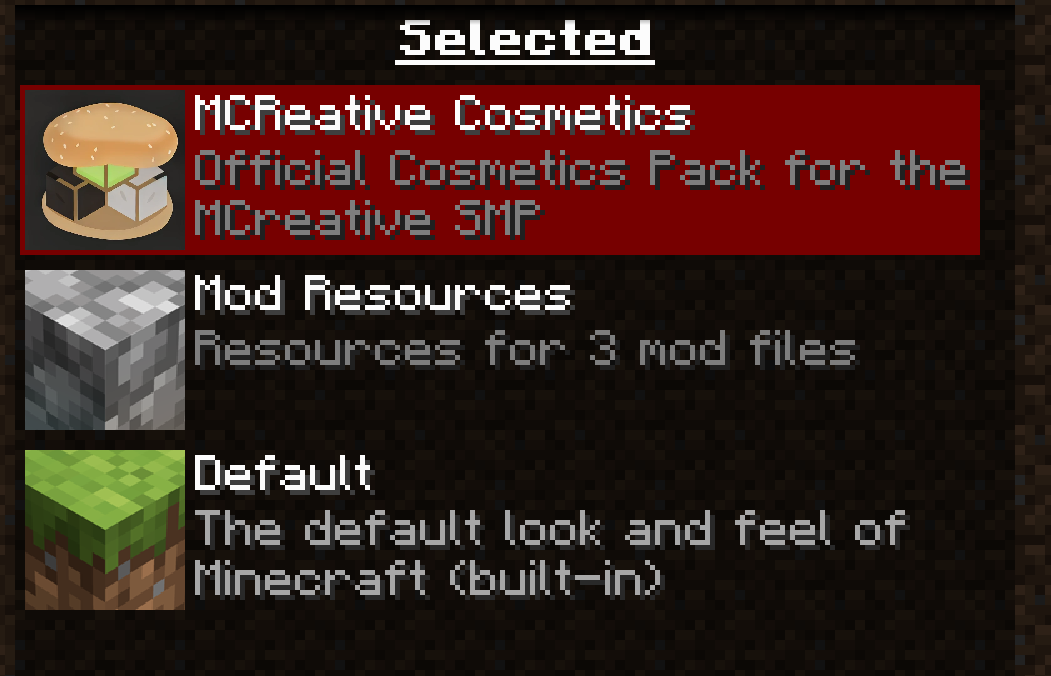 Works With Resource Packs