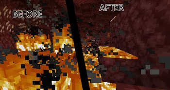 very see through fire