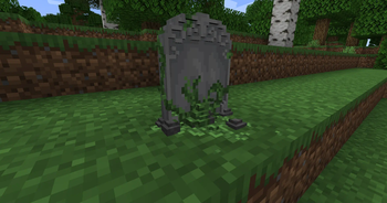 Mossy Gravestone