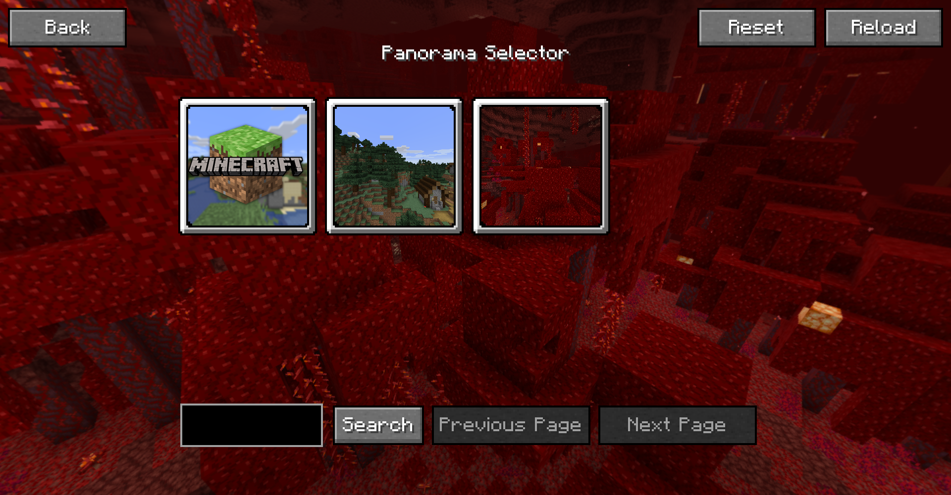 Panorama Selcetion GUI