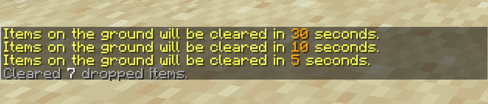 Server messages