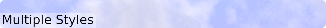 Multiple Styles Banner