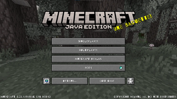 Main menu