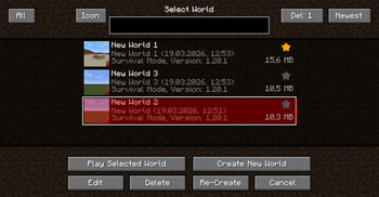 Example of selecting a map element