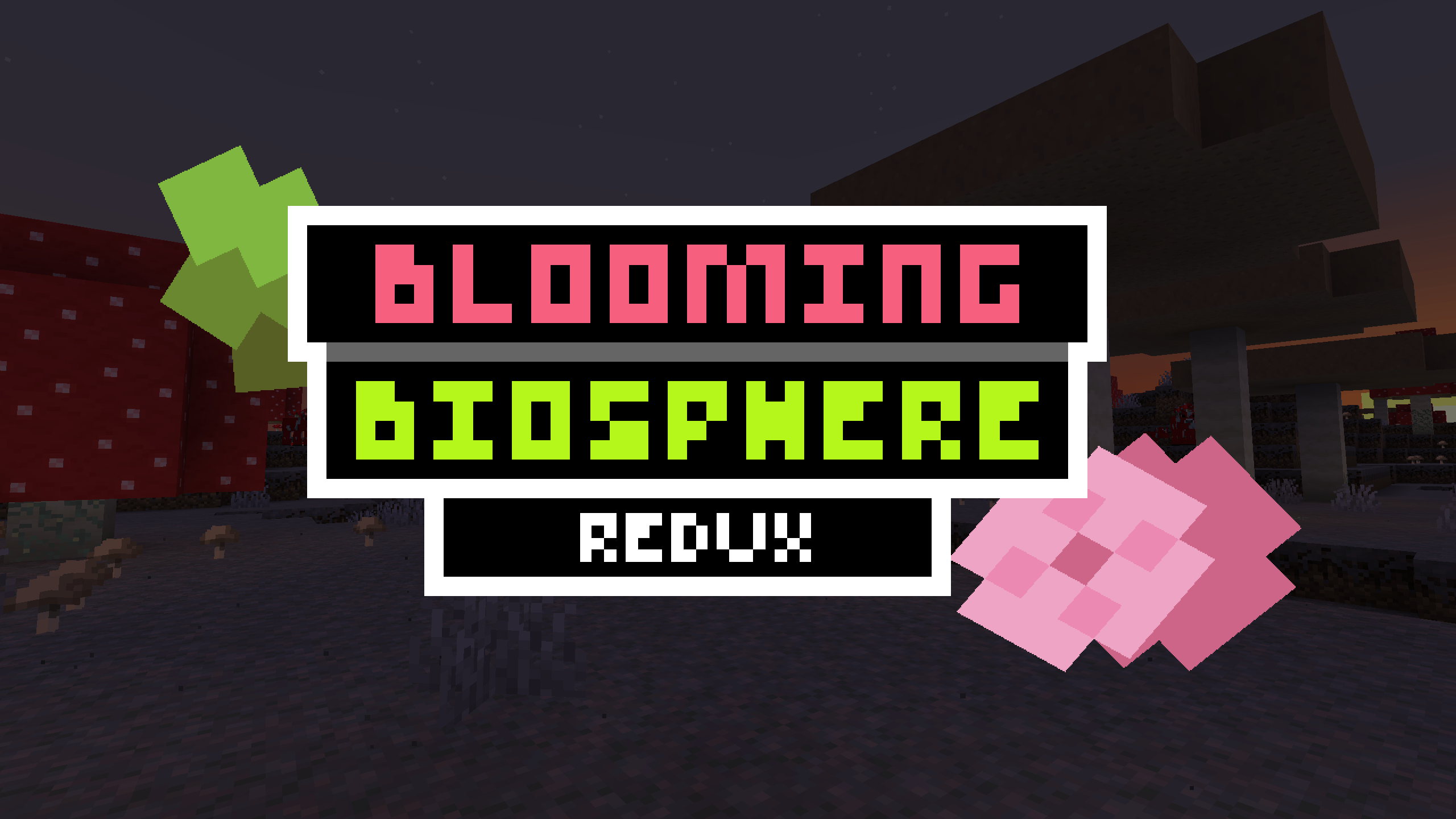 Blooming Biosphere Wide Logo