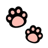 Trails - Paw Prints and Particles