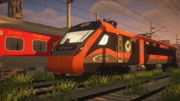 Скриншот: [MTR3/4] Vande Bharat (Saffron) - Indian Railways