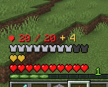 Y-offset clears armor and absorption rows