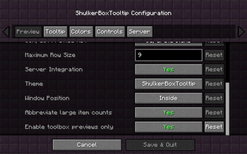 Preview Configuration