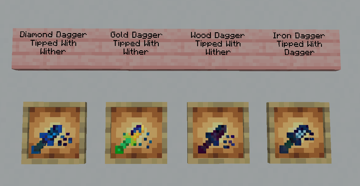 Tipped Wither Daggers