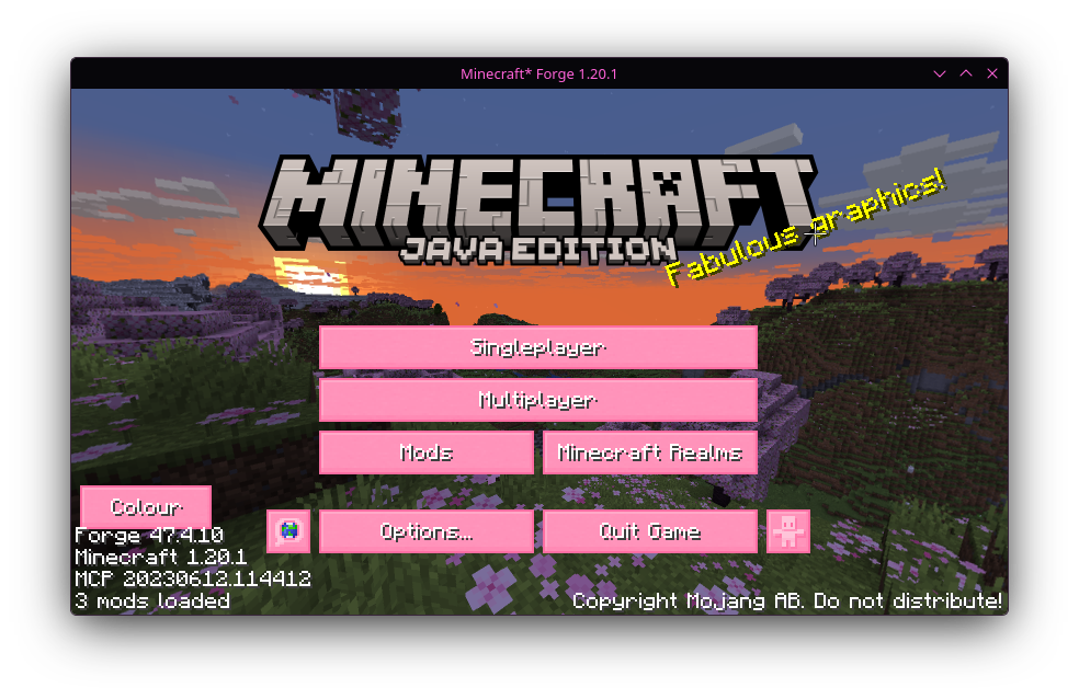 title screen