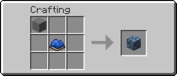 Stone + Blue dye = Asurine block