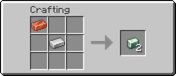 Copper ingot + Iron ingot = 2 x Zinc ingot
