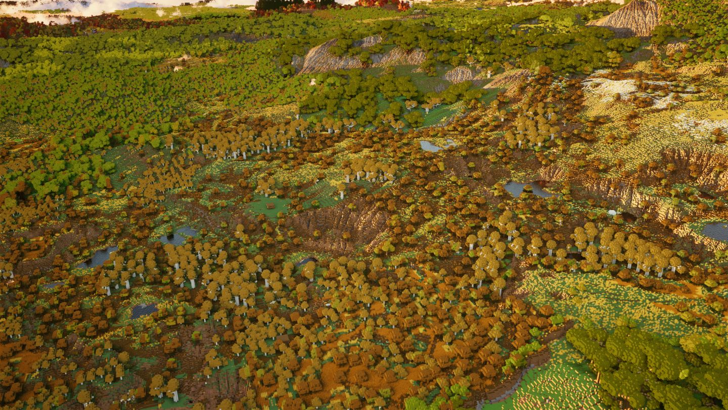 cozy fun minecraft terrain
