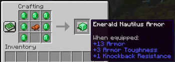 Nautilus armor recipe