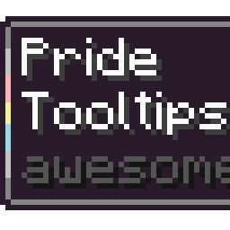 Demiflux Pride Flag Tooltip (Frame-only Alt-BG 7-Color Turned)