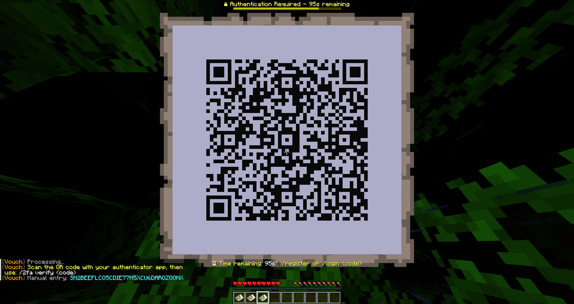 qr code for register for 2fas method