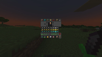Armor + Tools Inventory + Creative GUI