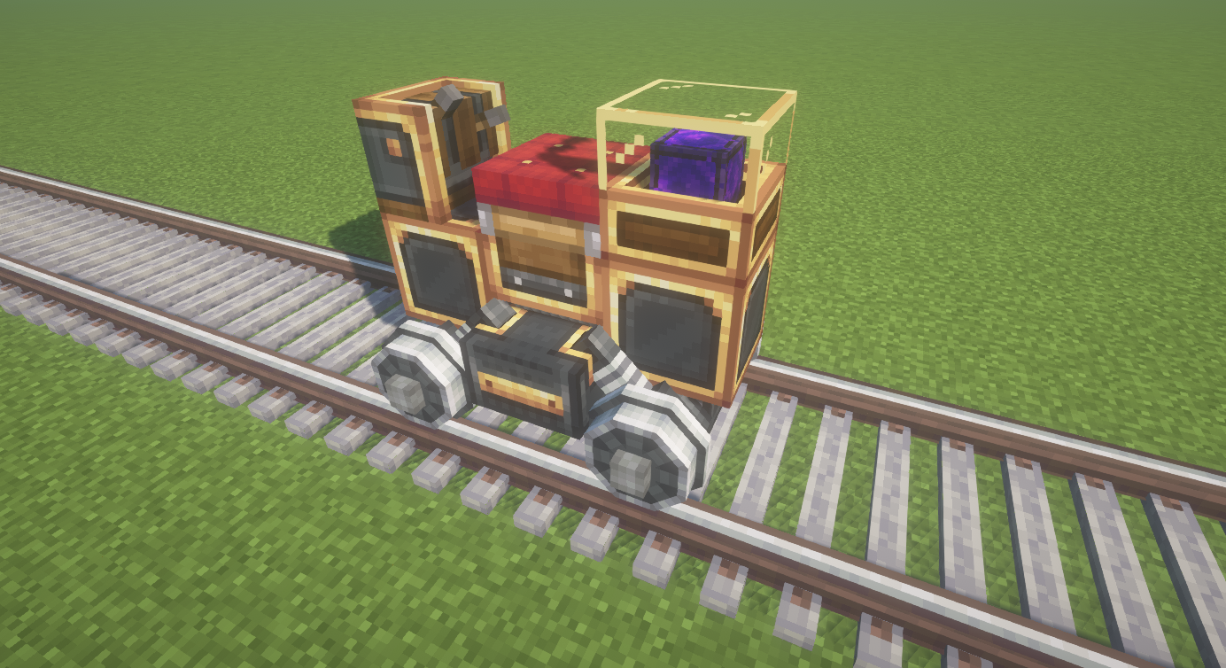 Brass Chunk Loader on Contraptions