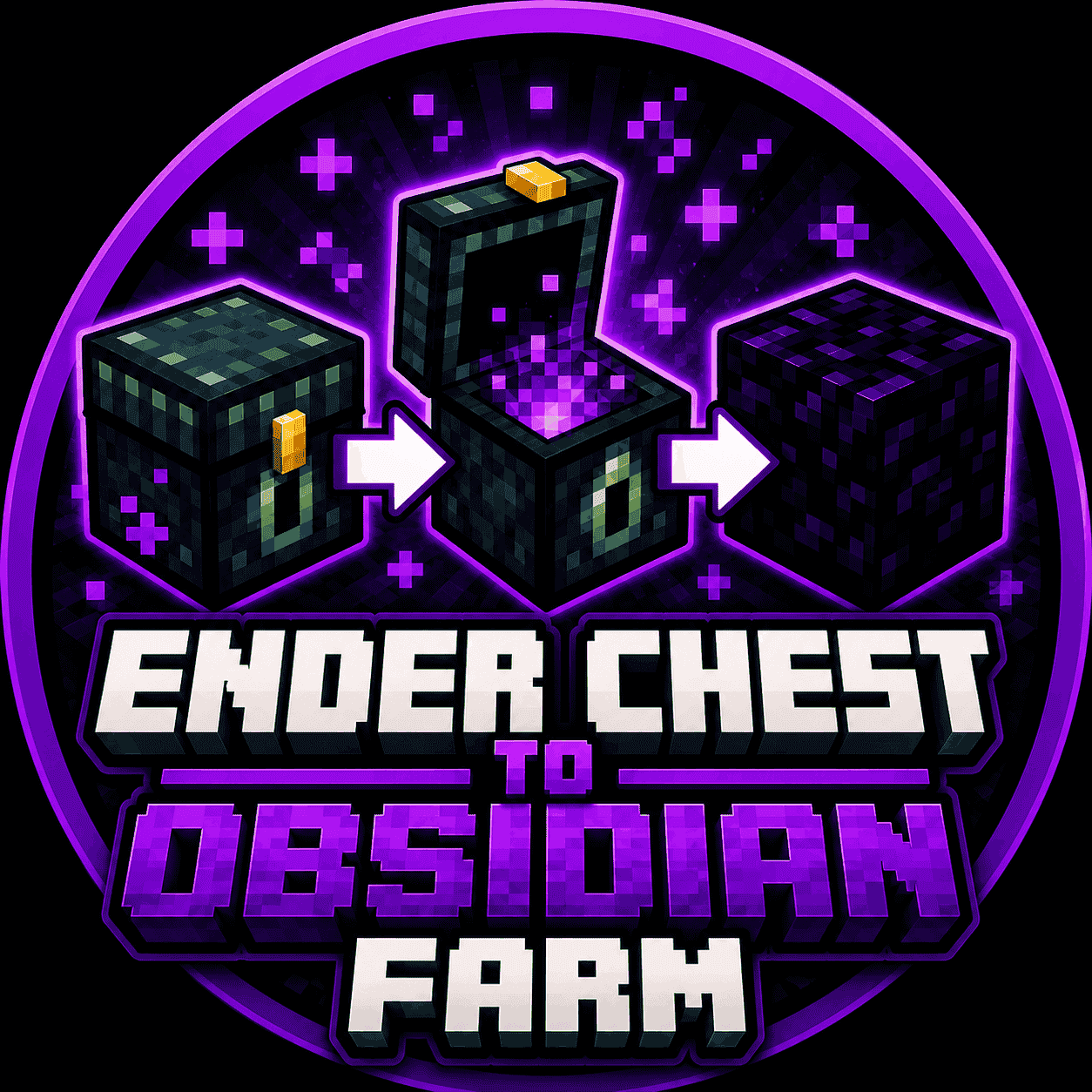 enderchest to obsidian Farm