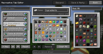 In-game tab editing!