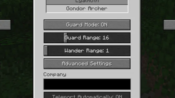 Configure Wander Range for Guards