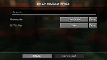 Cloth Config screen