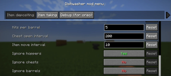 Other settings