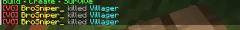 Villager Kill Broadcast