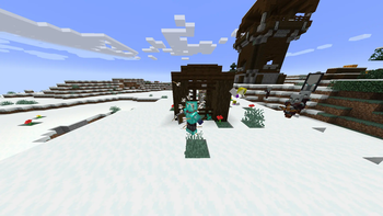 Breaking free the Iron Golem while getting attacked