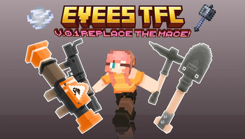 Get yourself some TF2 into your Minecraft vanilla experience by replacing the Mace and the Windcharge with either the Marketgardener & Escapeplan or Rocketjumper and Rocketlauncher!