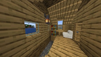 Inside a house
