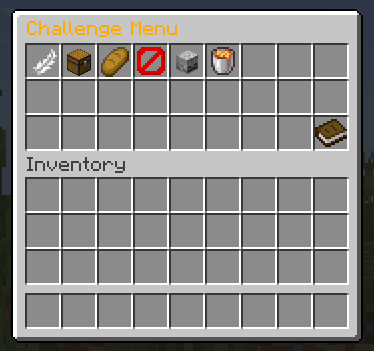 Challenge Menu
