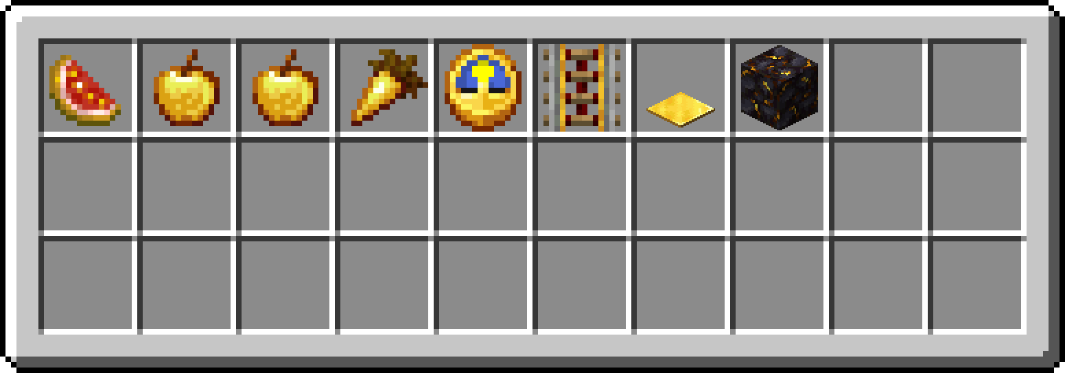 Additional items smeltable into Gold Nuggets