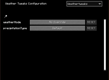 Configuration Menu