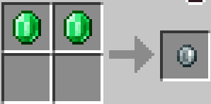 2 Emeralds -> 1 Silver Coin