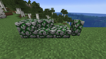 All old Mossy Cobblestone blocks