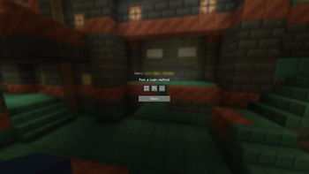 Login another account in the multiplayer menu