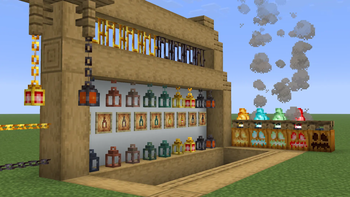 Lanterns, Chains, Bars, Pumpkins, & Campfires