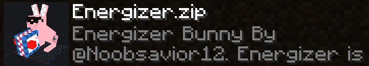 The pack descripton and pack name!