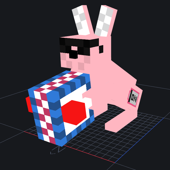 Picture of model in blockbench