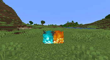 Fire on the ground without resource pack 