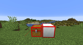 Marked dangerous Blocks 